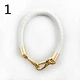 Metal Buckle Woven Handbag Strap